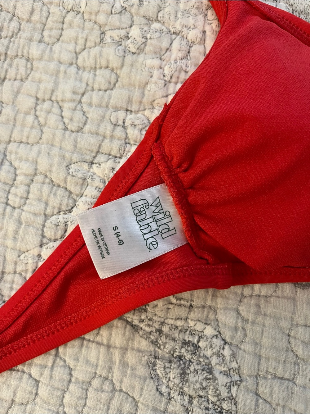 Red Bikini Top - Picture 2 of 2